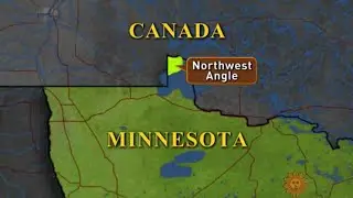 Canada & The United States's Bizarre Border