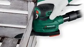 Parkside Detail Sander PHS 160 E5 Unboxing Testing