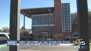 Threat discovered at Carl Hayden High School