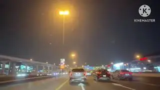 ДУБАЙ, ШОССЕ ШЕЙХА ЗАЕДА НОЧЬЮ