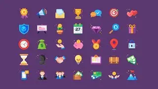 35 Animated Business Icons After Effects Templates