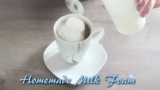 [Life Hack] Get Fluffy Milk Foam without any Fancy Machines