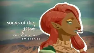 Gerudo music with storm ambience | A botw / totk playlist