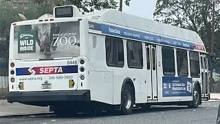 SEPTA 2010 New Flyer DE40LFR #8448 On Route 2