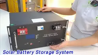 Off Grid Solar Battery Storage System Lifepo4 51.2V 100AH High Efficiency