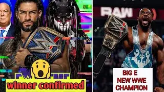 WWE Roman Reings Vs Finn Balor Extreme Rules 2021 Winner Confirmed/ wwe draft announced 2021 💯😱