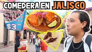1 DÍA PROBANDO COMIDA CALLEJERA en JALISCO MÉXICO!🤤🇲🇽 Me Sorprendió✅