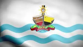 Lamu County Flag Waving Animation