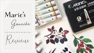 Marie's Gouache Review // Cheap gouache review