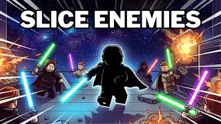 🧱 LEGO STAR WARS SLICE & RUN STYLE!  ⚔️ HIGH ENERGY Interactive Warm Up🔥| POV Jedi Dodge & Battles🎮