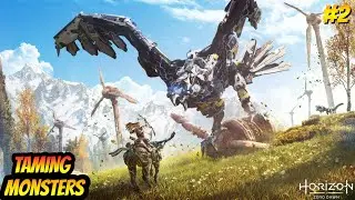 Taming A ROBOTIC MONSTER In The APOCALYPTIC WORLD - Horizon Zero Dawn