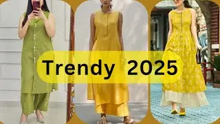 💯 Latest Plazo Suit Designs 2025/Sleevless Kurti with Palazzo Design/Suit Designs