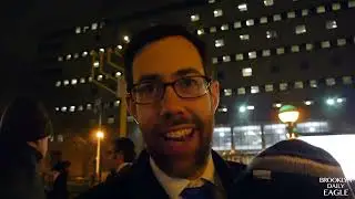Giant Menorah Lighting Ceremony Brings Joy to Brooklyn for Hanukkah
