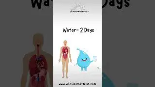 How long can an human survive without food or water? Checkout wholesometarian.com find your new life