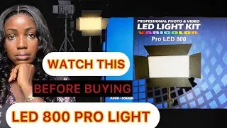 СМОТРИТЕ! Прежде чем покупать инструменты для съёмки контента (LED 800 Pro + штатив) #инструменты...