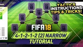 FIFA 18 41212 NARROW BEST PLAYER INSTRUCTIONS/CUSTOM TACTICS