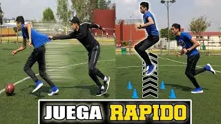 JUEGA RÁPIDO AL FÚTBOL CON ESTOS EJERCICIOS BÁSICOS 💨⚽ MEJORA TU VELOCIDAD