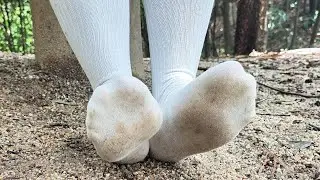 Tiny POV: Giantess dirty sock outdoor