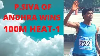 100m Boys U16 Semi final Heat-1 30th National Junior Athletics Championships 2014