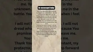 POWERFUL Prayer for encouragement #shorts #shortvideo
