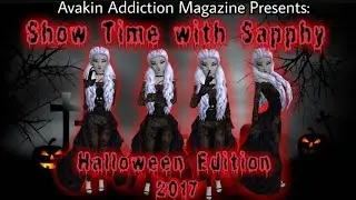 Avakin Addiction Magazine | Show Time with Sapphy | Issue 4 | Halloween Edition!