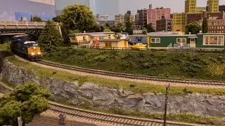Railfanning the Layout Ep. 71 HO Scale Train Action