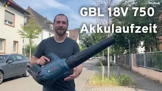 GBL 18V 750 Test zur AKKULAUFZEIT. Wie lang h&auml;lt er durch?
