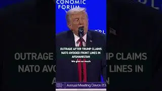 BREAKING: Donald Trump accuses British troops of 'staying away' from the frontline in Afghanistan 🔴