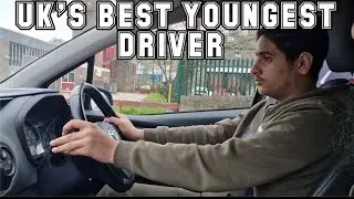 Driving lessons in Bradford, the UK's best youngest driver.