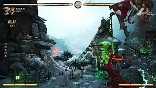 Mk1 55% Raiden X Cyrax Corner Combo 1 Bar