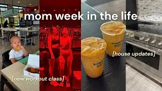 MOM WEEK IN THE LIFE ☕️ house updates, barry's workout class, new coffee shop, Jenna in town!