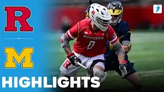 Rutgers vs Michigan | NCAA College Lacrosse | Highlights - April 13, 2025
