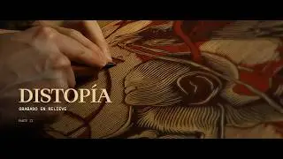 Distop&iacute;a I Grabado en relieve I Segundo registro I Woodcut process