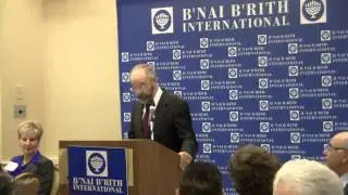 Gerard Leval Introduces Senator Joseph Lieberman (I-CT) -- B'nai B'rith International