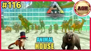 FINALLY COMPLETED ANIMAL HOUSE 🏠 || ARK: SURVIVAL EVOLVED GAMEPLAY #116