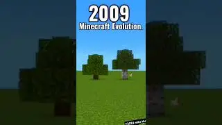 Minecraft Evolution 2025 vs 2009