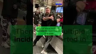 Brutal attack on a young employee #shorts