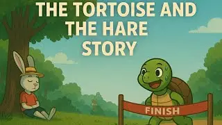 The Tortoise and the Hare 🐢🐇 | English Moral Story for Kids | Learn English