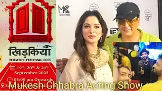 Khidkiya 2025 / Mukesh Chhabra Acting Show / Mumbai Theatre Festival Vlog @Satheye College Mumbai  