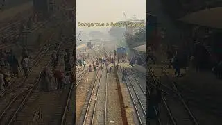 Most Busy Rail gate of Bangladesh #train #railwaycontent #railway #railtrack #bangladeshrailway