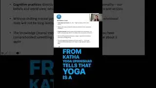 Diana Gladka on #reframing and why it is connected with #yoga #definition of #yoga