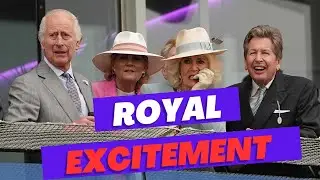 👑 Royal Excitement: King Charles and Queen Camilla at the Racetrack!