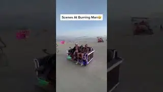 🔥Burning man festival, ride on the couch with music #burningman #shorts #music