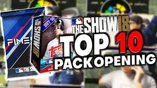 Top 10 BEST Pack Openings This Year! MLB The Show 18 Diamond Dynasty