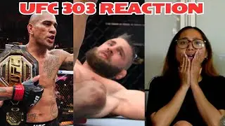GIRLFRIEND REACTS TO PEREIRA VS JIRI 2 #ufc #mma #alexpereira #reaction