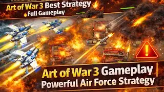 Art of War 3 Pro Strategy 😱 | How to Win with Aircraft & Army