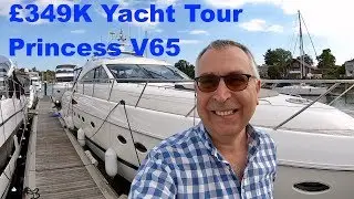 &pound;349K Yacht Tour : 2001 Princess V65