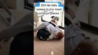 does your kids sleep like this 🤔🤷&zwj;♂️ #viralvideo #mfarhana #love#cutebaby