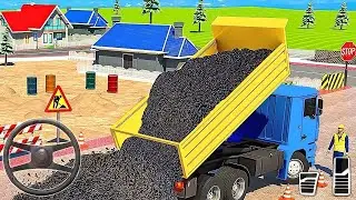 Real Road Building with Excavator 😍 Construction Simulator 3D Gameplay 2026