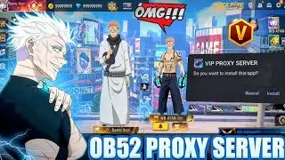 🍷OB52 update এর খুব সহজেই proxy server😱🤯 download ! শুধু এক ক্লিকে proxy server download 